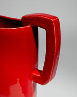 LOADS OF LINE TABLE JUG / RED