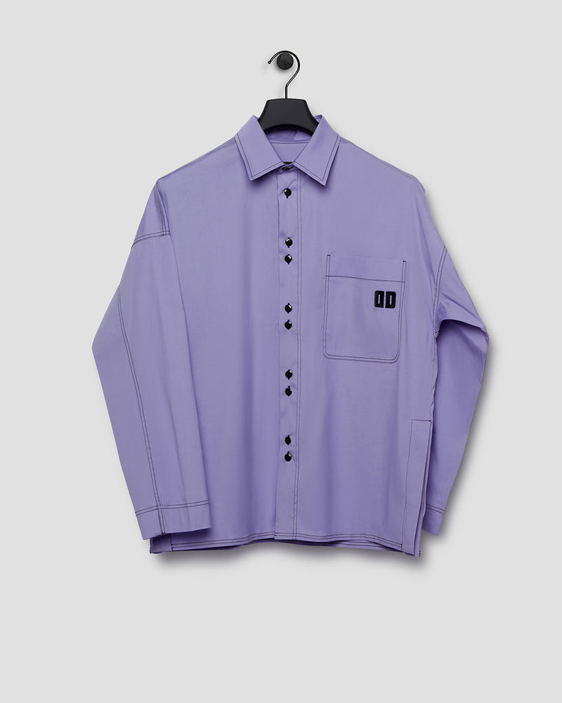 SLEEP ON IT PYJAMA SHIRT / LILAC