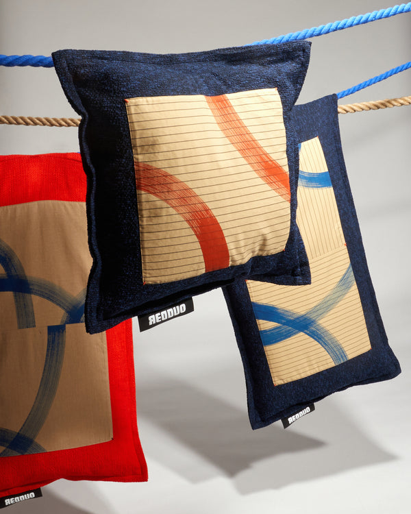 LOADS OF LINES SINGLE RITUAL PILLOW #04